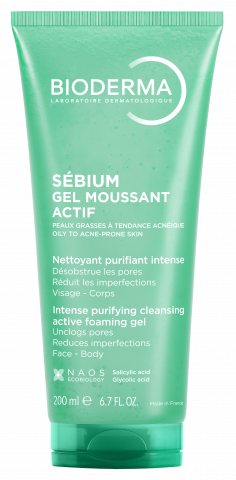 Akne & Sivilce Karşıtı Temizleme Jeli Sebium Gel Moussant Active