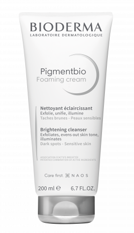 BIODERMA product photo, Pigmentbio Foaming cream 200ml, leke eğilimli ciltler için temizleyici krem