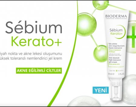 Bioderma Sebium Kerato+ Yüksek Toleranslı Akne Karşıtı Etkili Nemlendirici Krem