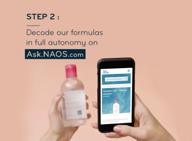 Ask.NAOS helps you read and decode our skin care labels